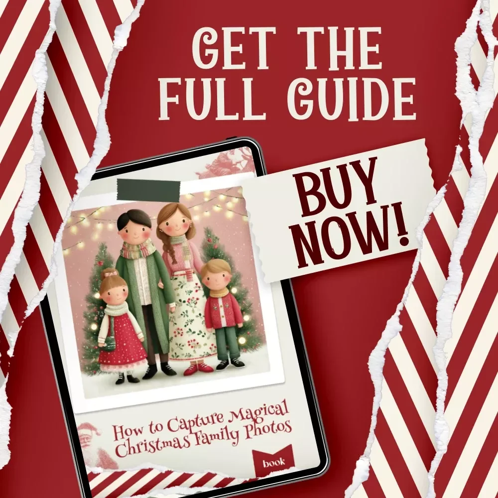 How to Capture Magical Christmas Family Photos | Holiday Photography Guide eBook | Christmas Photo Ideas | Family Photoshoot Tips | Digital Download