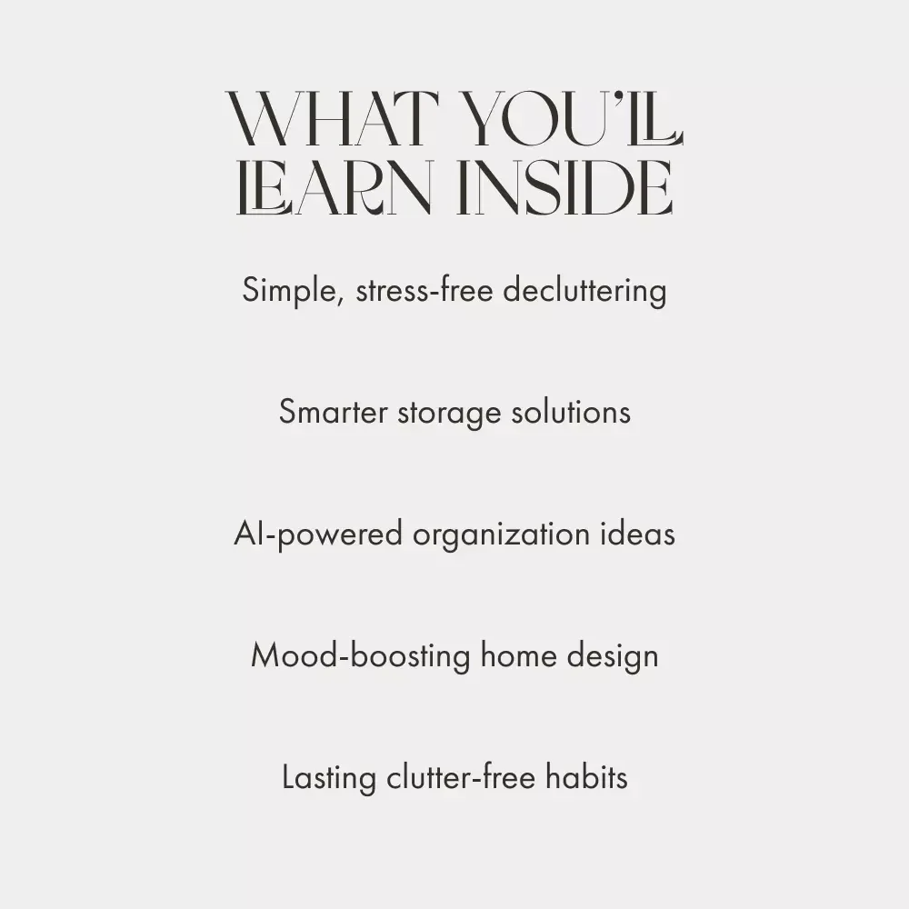Calm Begins in the Living Room | How to Declutter and Organize a Living Room | Digital eBook for Creating a Peaceful, Clutter-Free Space