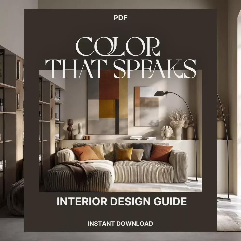 Color That Speaks | Digital Interior Design Guide | The Psychology of Color in Home Decor | AI Color Palette Ideas for Harmonious Spaces