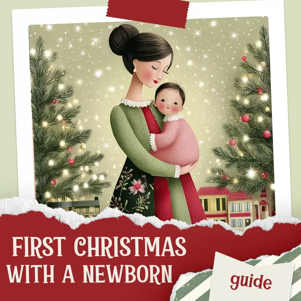 First Christmas with Your Newborn | Holiday Guide for New Parents | How to Celebrate Christmas with a Newborn | Cozy Traditions & Stress-Free Planning