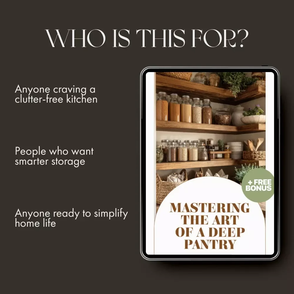 Mastering the Art of a Deep Pantry | How to Organize a Deep Pantry Guide for Effortless Storage, Visibility & Home Harmony