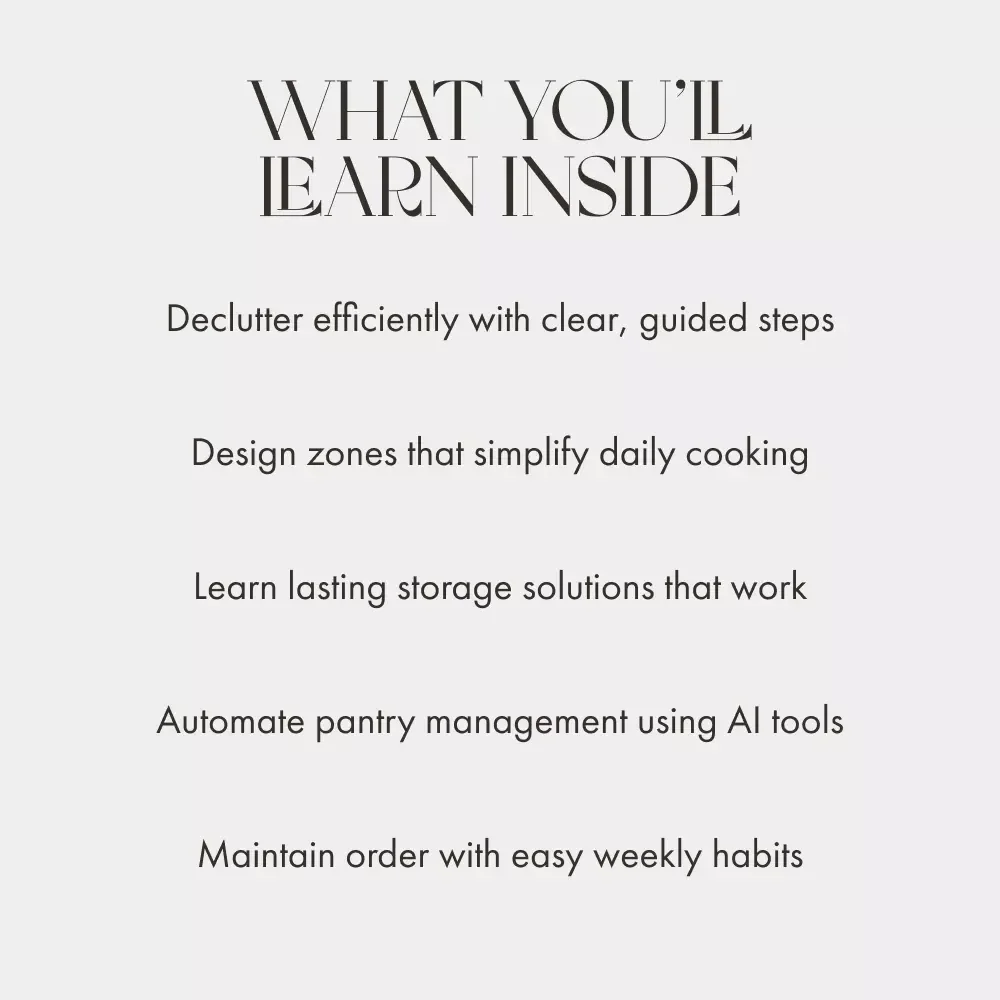 A Fresh Start for Every Pantry Shelf | Printable Home Organization Guide | Declutter, Design & Smart Storage eBook for Kitchen Pantry Reset