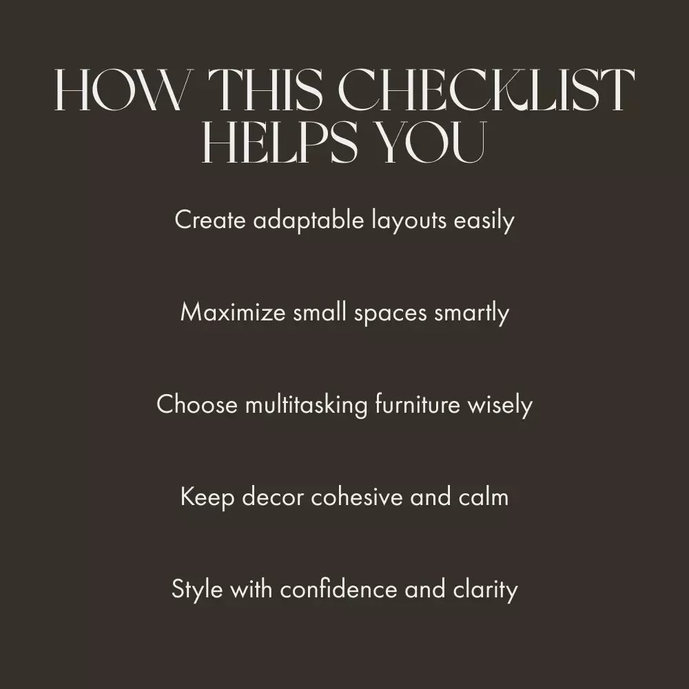 The Multipurpose Styling Checklist | Digital Home Design Guide for How to Style Multipurpose Rooms, Transform Any Space with Function & Flow