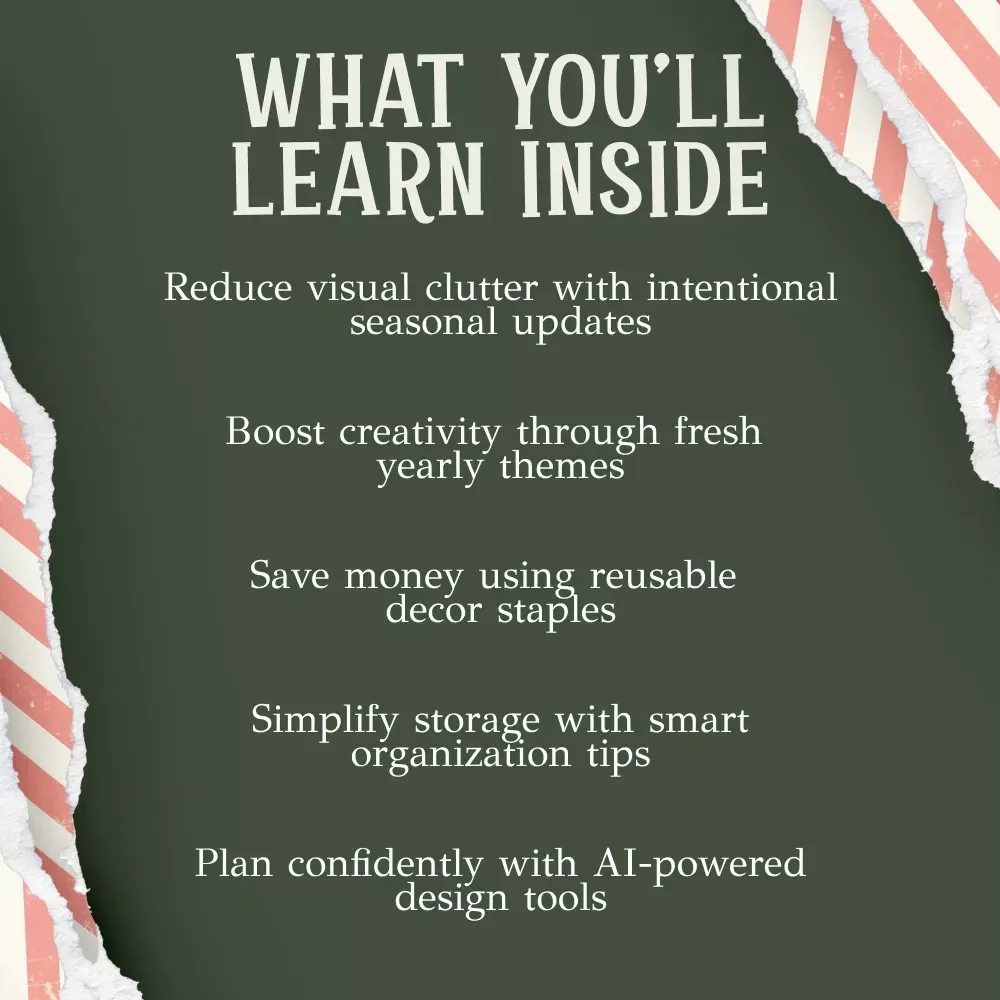 Rotating Your Decor Theme Yearly | Home Styling Guide for Easy Annual Makeovers | Learn how to rotate your decor theme each year with Simple Strategies & AI Tools