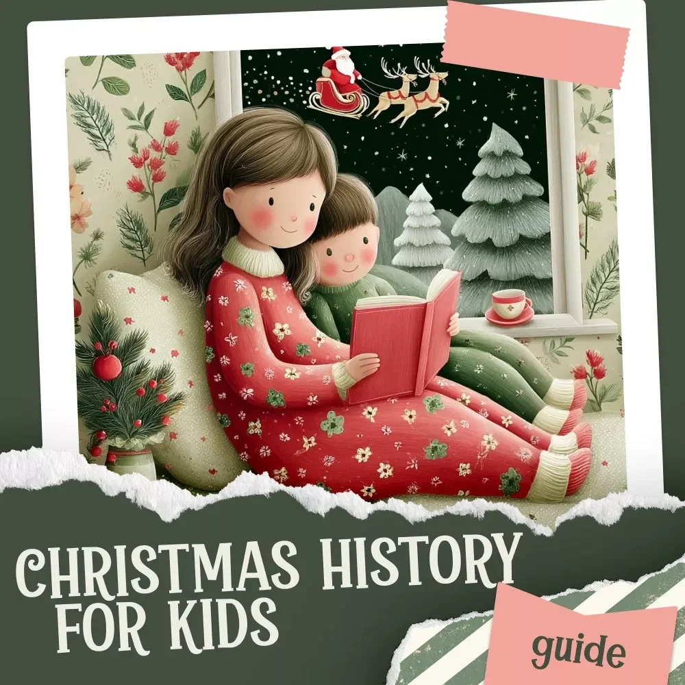 A Fun Guide to Christmas History for Kids | Holiday Learning eBook | how to explain christmas history to kids in a fun way | Festive Educational Digital Download