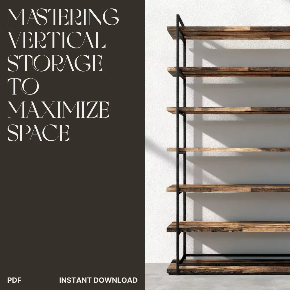 Mastering Vertical Storage to Maximize Space | How to Use Vertical Storage to Save Space | Home Organization Guide for Small Spaces & Minimalist Living