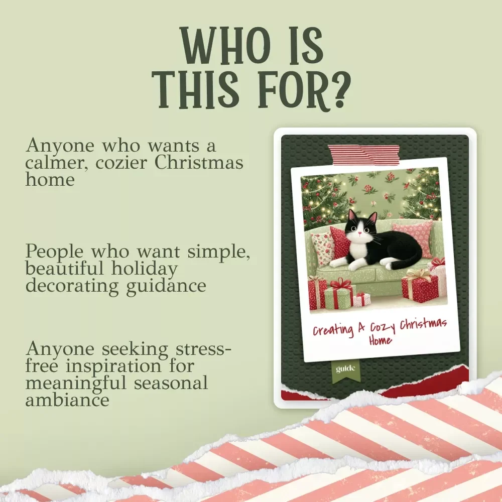 Creating a Cozy Christmas Home | Cozy Christmas Home Decor Guide | Holiday Decor Digital Download | Warm & Inviting Christmas eBook
