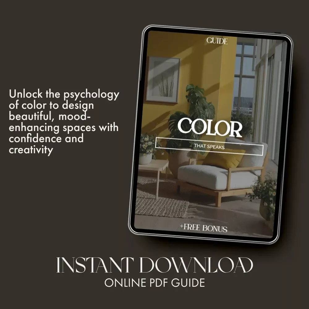 Color That Speaks | Digital Interior Design Guide | The Psychology of Color in Home Decor | AI Color Palette Ideas for Harmonious Spaces
