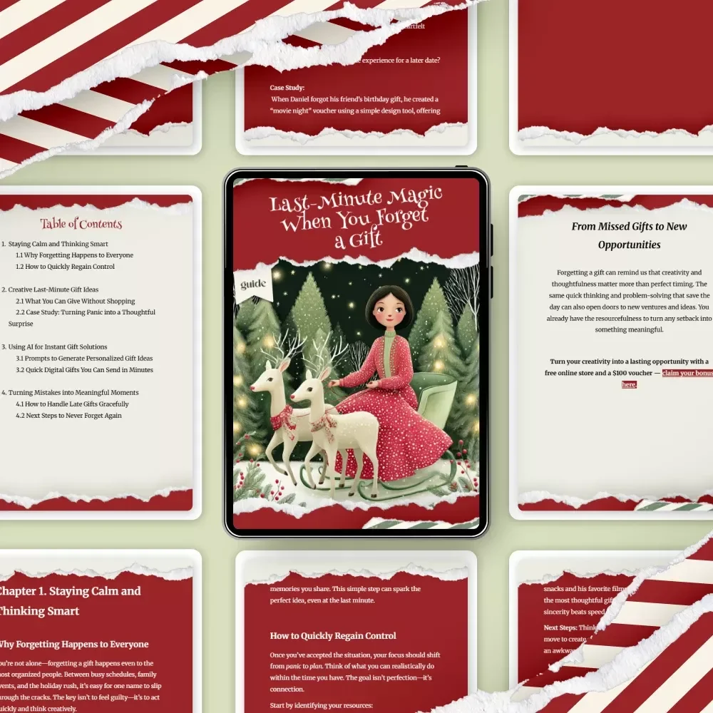 Last-Minute Magic When You Forget a Gift – Your Ultimate Guide on What to Do When You Forget to Buy a Gift, Creative Last-Minute Ideas & AI-Powered Solutions