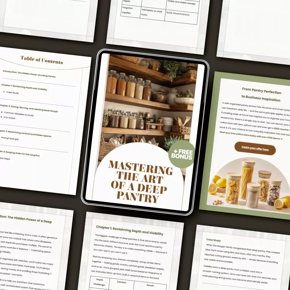 Mastering the Art of a Deep Pantry | How to Organize a Deep Pantry Guide for Effortless Storage, Visibility & Home Harmony