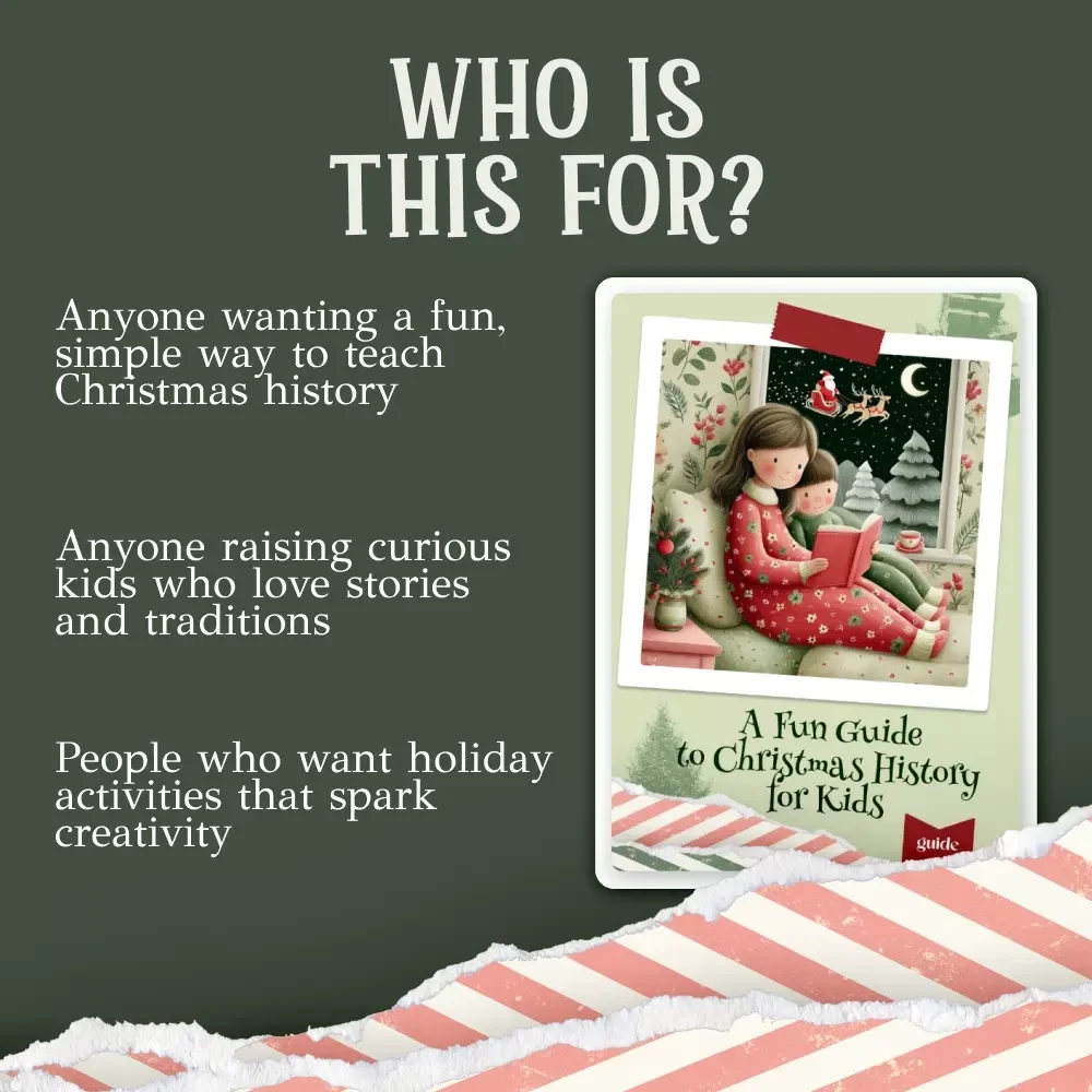 A Fun Guide to Christmas History for Kids | Holiday Learning eBook | how to explain christmas history to kids in a fun way | Festive Educational Digital Download