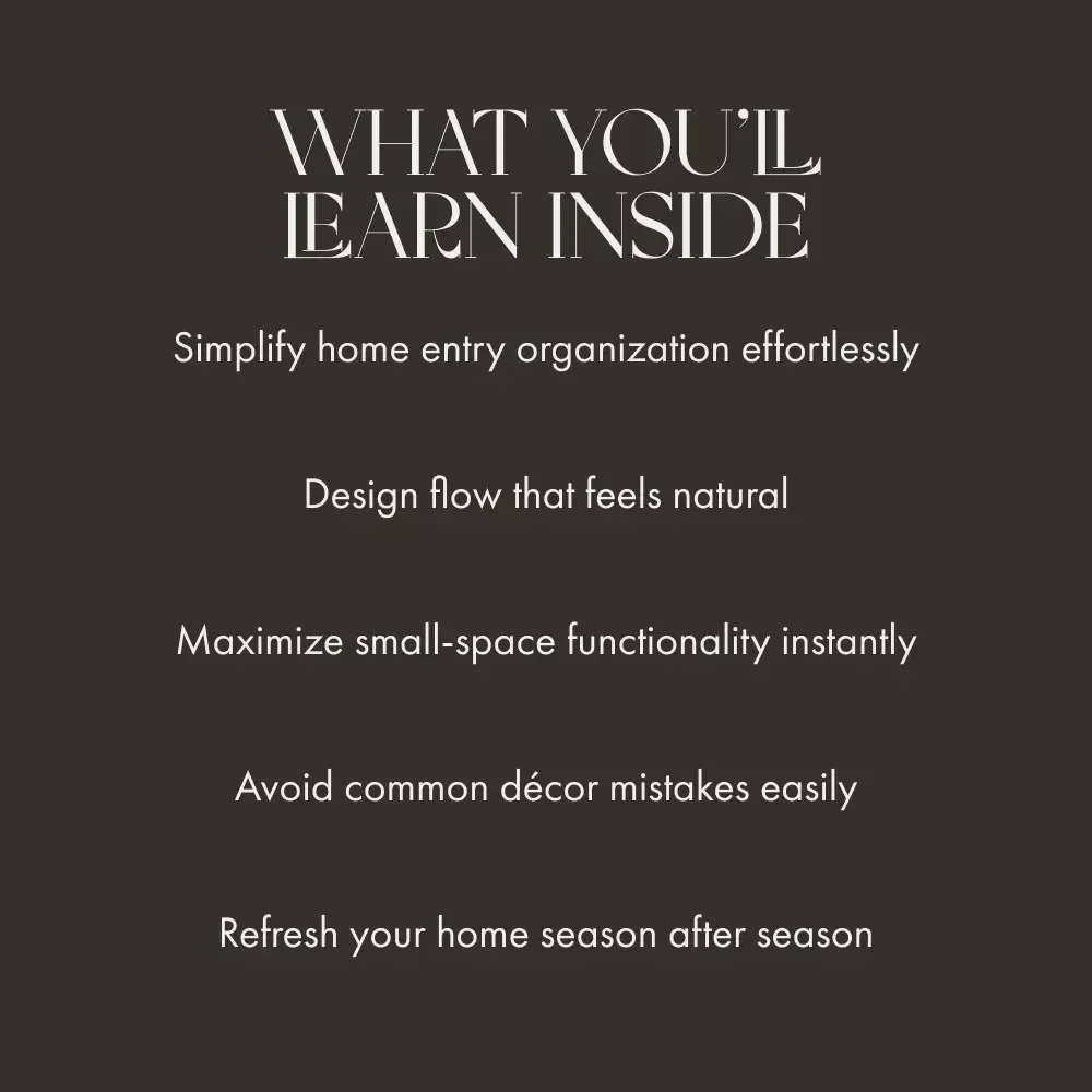 Welcome Home Harmony | Digital eBook & Guide for Entryway Design, Smart Storage, and Home Flow | Printable PDF for a Calm, Functional Space