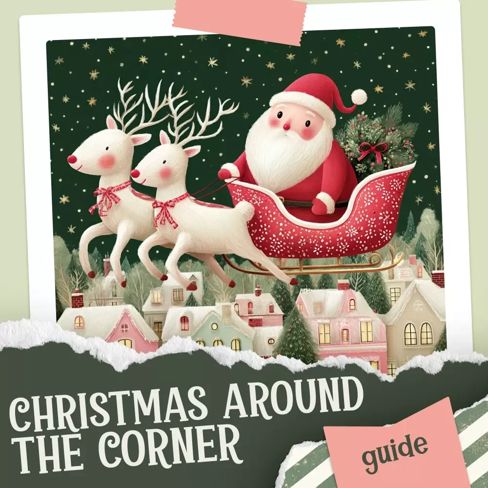 Christmas Around the Corner: Traditions, Tales, and Techy Twists – Ultimate Holiday Guide for Families, Teachers & Festive Planners | Digital Download | christmas traditions