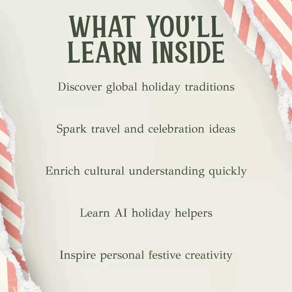 Christmas Around the World: Traditions, Tales, and Twinkling Lights | Cultural Holiday Travel Guide eBook | how do different countries celebrate christmas | Family, Classroom & Travel Printable