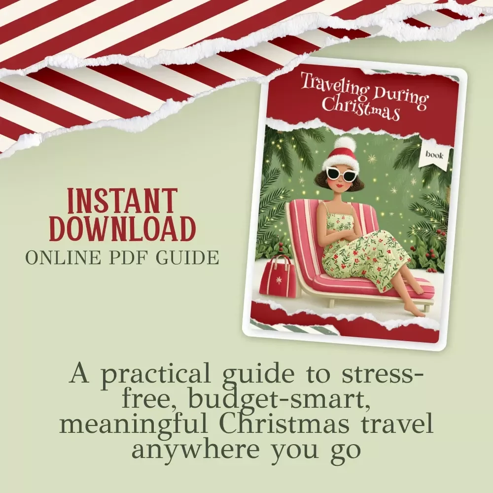 Traveling During Christmas | Holiday Travel eBook Guide for Stress-Free Winter Trips | Tips for Traveling During Christmas