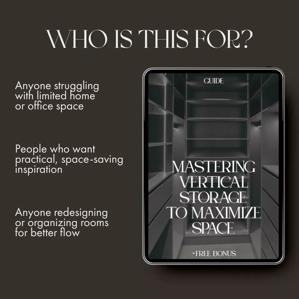 Mastering Vertical Storage to Maximize Space | How to Use Vertical Storage to Save Space | Home Organization Guide for Small Spaces & Minimalist Living