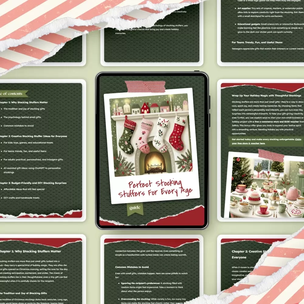 Perfect Stocking Stuffers for Every Age | Christmas Stocking Stuffer Ideas Guide | Holiday Gift Inspiration eBook