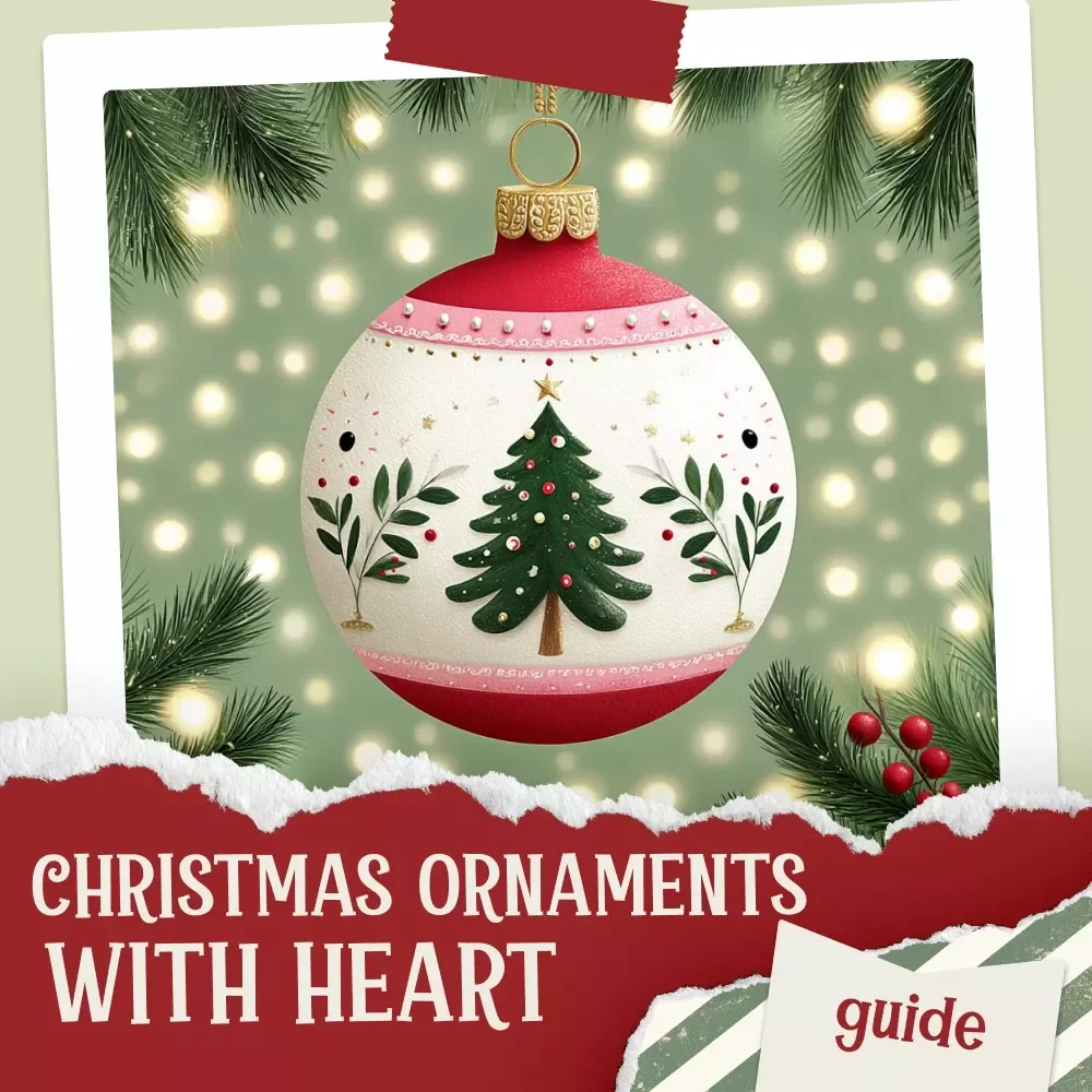 Christmas Ornaments with Heart: A Creative Guide | Personalized Christmas Ornaments | DIY Holiday Keepsakes Digital Download