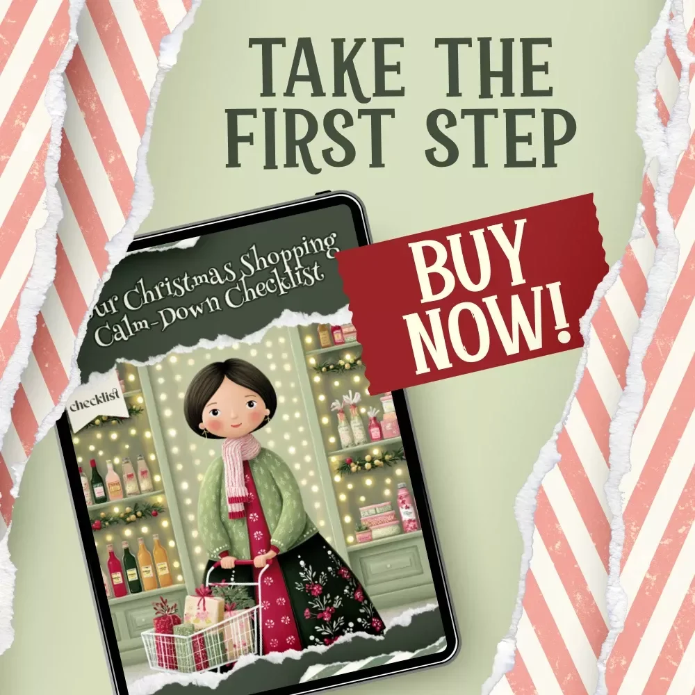 Your Christmas Shopping Calm-Down Checklist | Stress-Free Holiday Guide for Overwhelmed Shoppers | what to do when you're stressed about christmas shopping