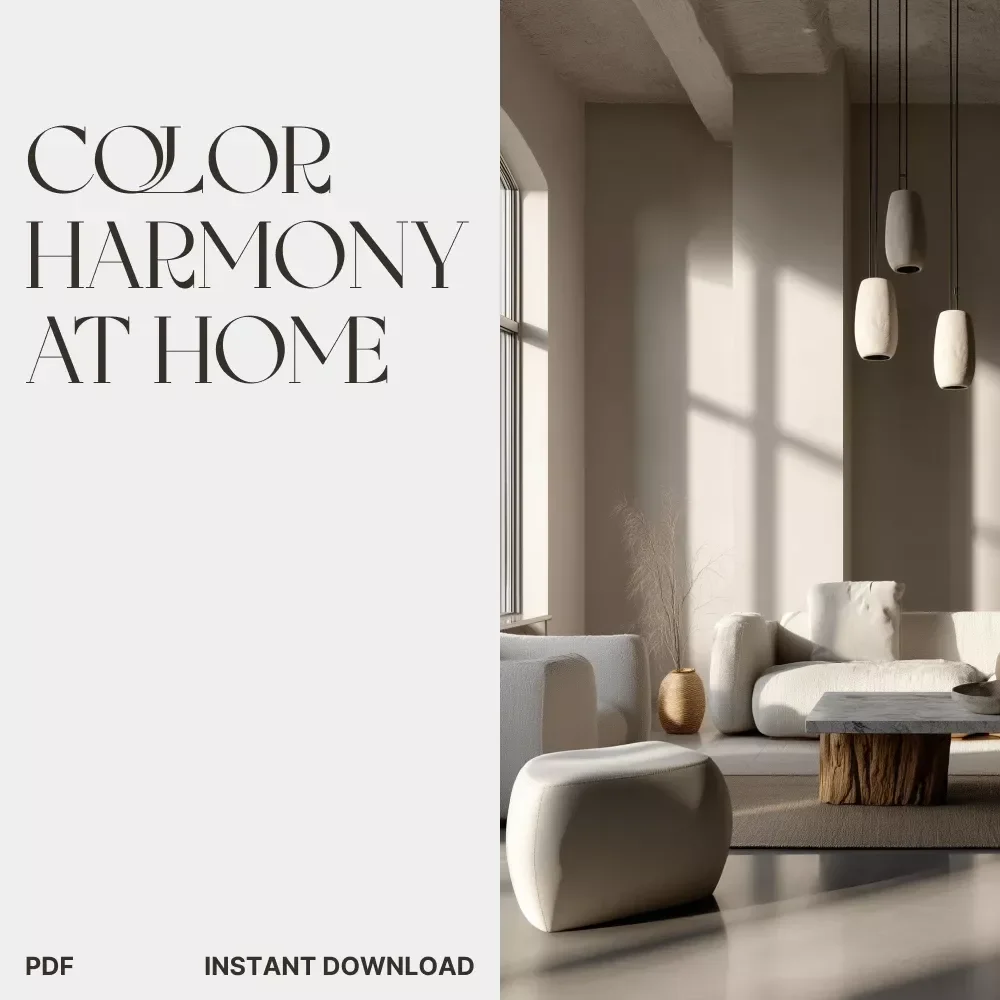 Color Harmony at Home | Printable Checklist for Choosing Paint Colors That Flow from Room to Room | Home Decor Color Guide for Effortless Interior Design