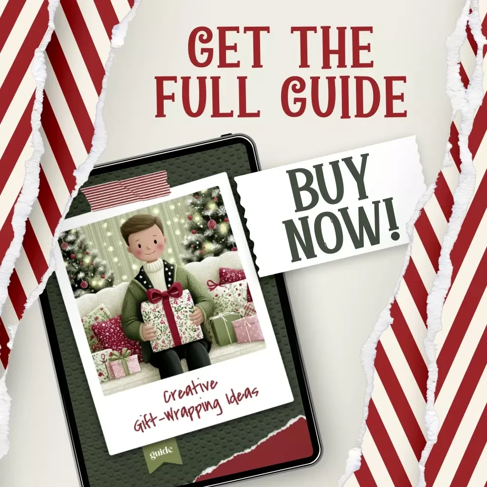 Creative Gift-Wrapping Ideas | Printable Digital Guide for How to Wrap Gifts Creatively | Unique DIY Wrapping Techniques, Personalization Tips & Eco-Friendly Gift Presentation