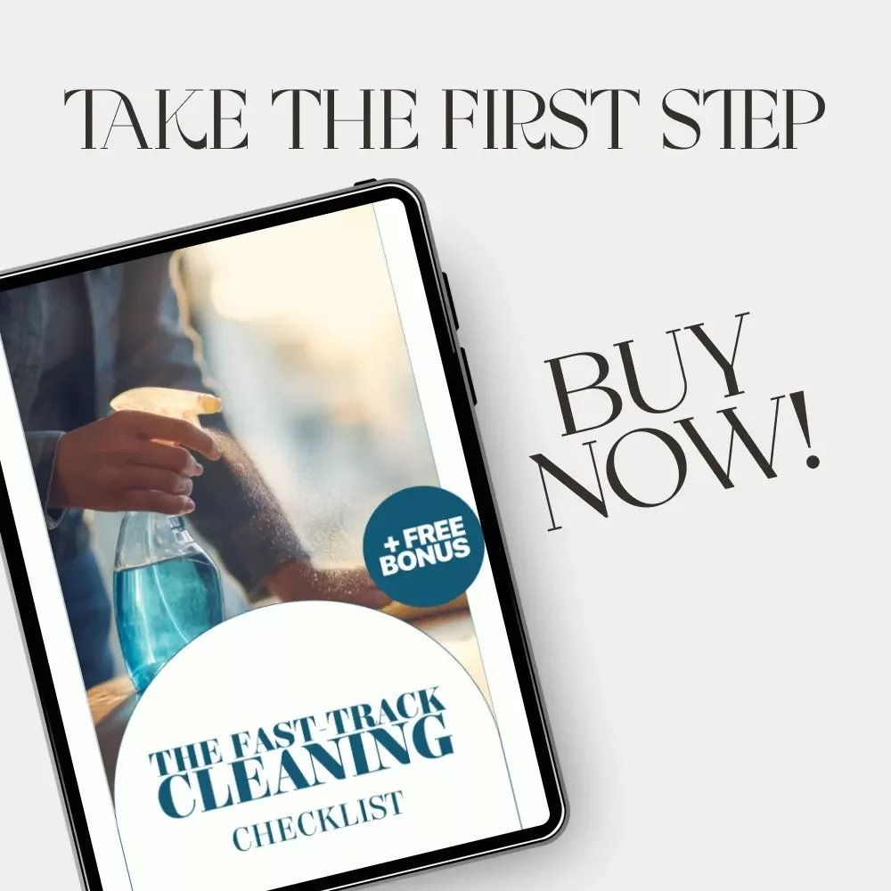 The Fast-Track Cleaning Checklist | Instant Digital Download | How to Clean Your House Fast Before Guests Arrive | Printable Home Reset Guide for Busy People