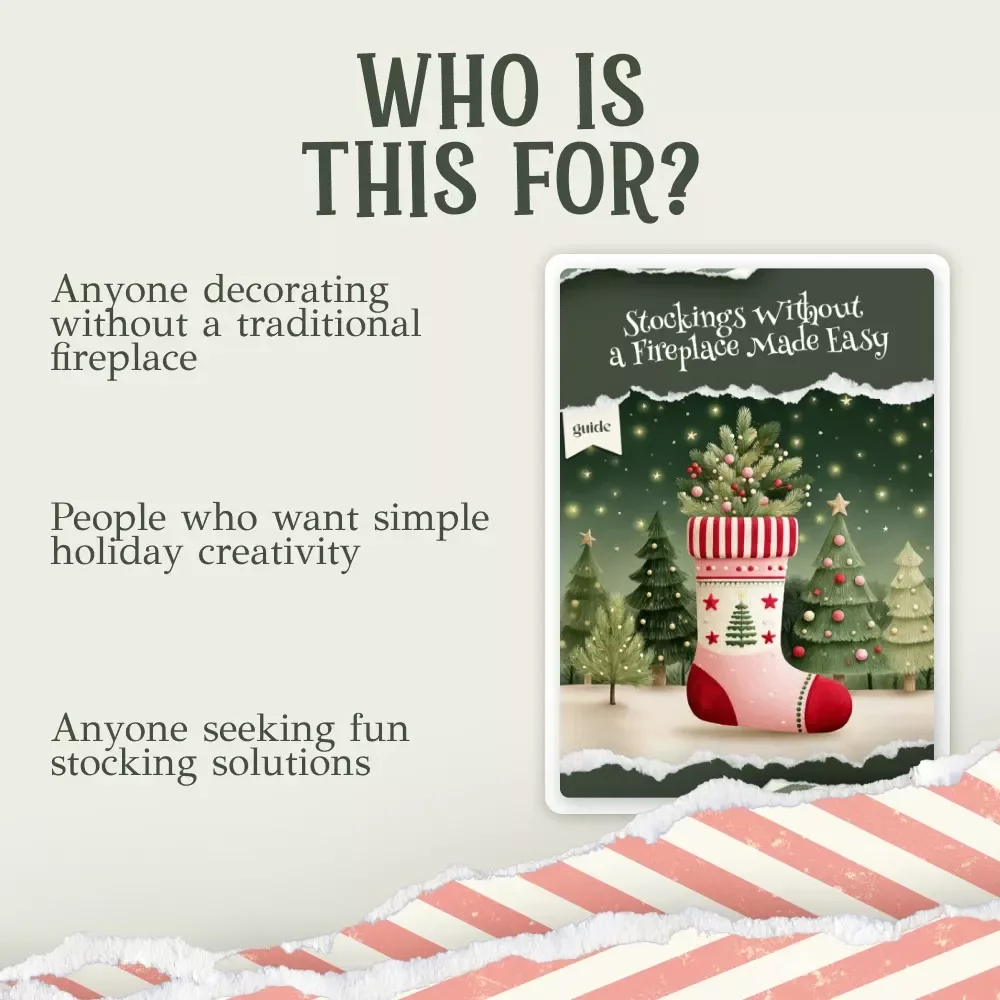 Stockings Without a Fireplace Made Easy | Holiday Decorating Guide for Small Spaces | Cozy Christmas Display Ideas | The best way to hang stockings without a fireplace