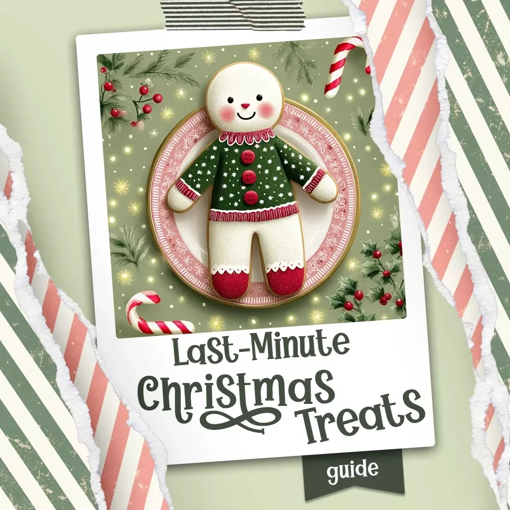 Last-Minute Christmas Treats | Holiday Dessert Guide | Easy Festive Recipes | how to make a last minute christmas dessert | Printable Download