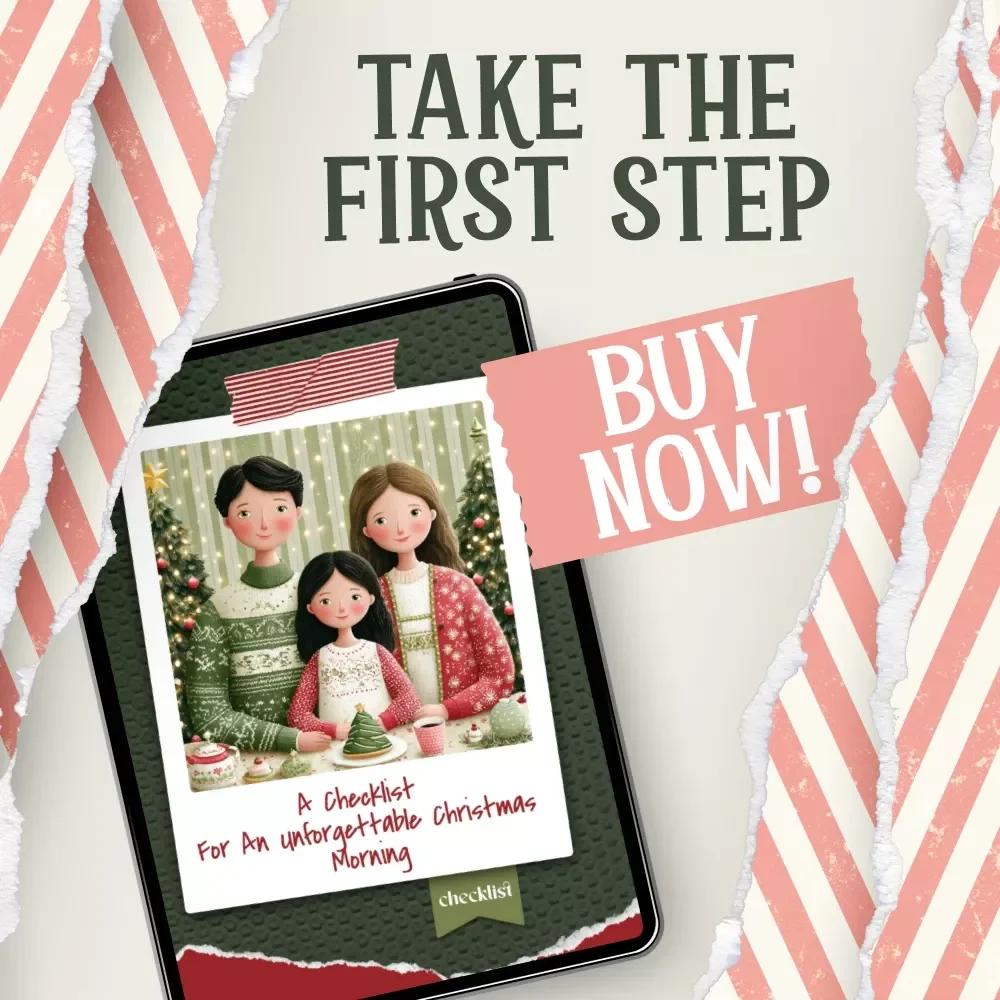 A Checklist for an Unforgettable Christmas Morning | Printable Holiday Guide for Families | How to Make Christmas Morning Special for Your Family | Cozy & Magical Christmas Printable