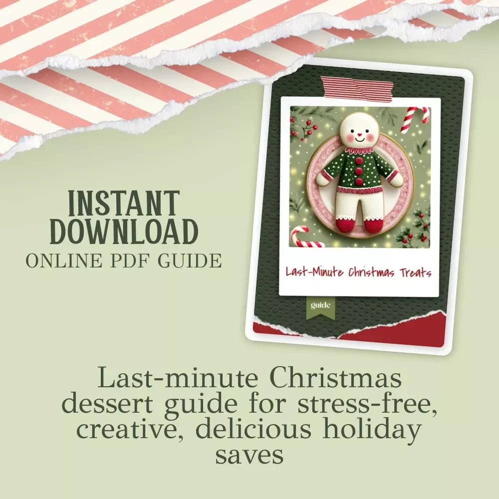 Last-Minute Christmas Treats | Holiday Dessert Guide | Easy Festive Recipes | how to make a last minute christmas dessert | Printable Download