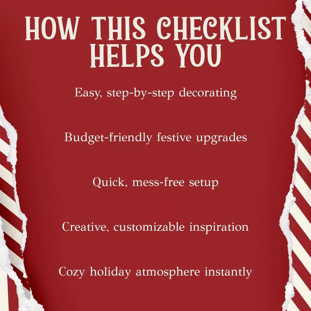 Sparkling Christmas Window Decoration Checklist | Festive Holiday Printable | christmas window decorations ideas Guide for Cozy, Eye-Catching Windows