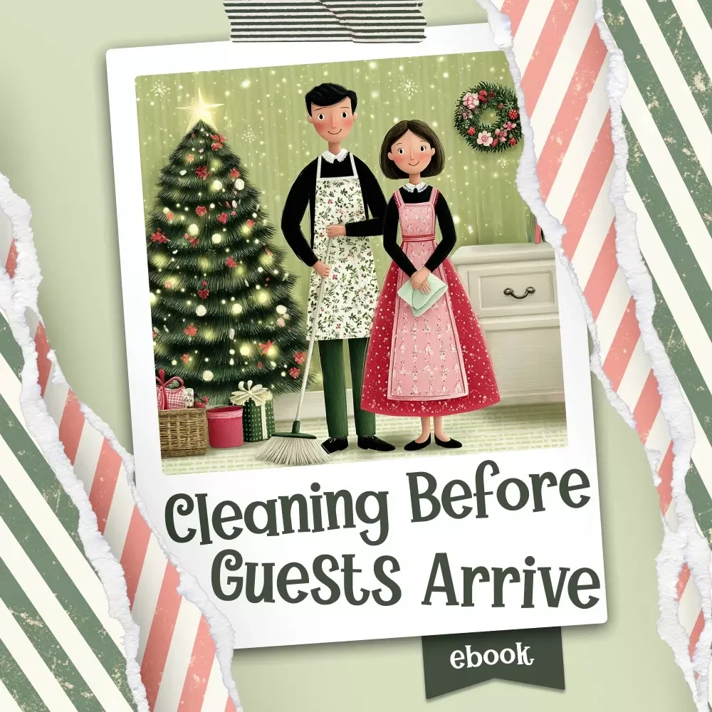 Cleaning Before Christmas Guests Arrive | Holiday Prep eBook for Stress-Free Hosting | Ultimate Guide for the Best Way to Clean Before Christmas Guests