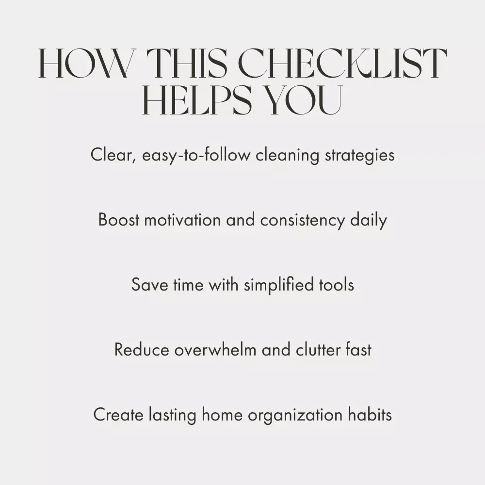 Ways to Manage Cleaning When You’re Overwhelmed | Printable Cleaning Guide | Digital Download eBook for Stress-Free Home Organization & Productivity