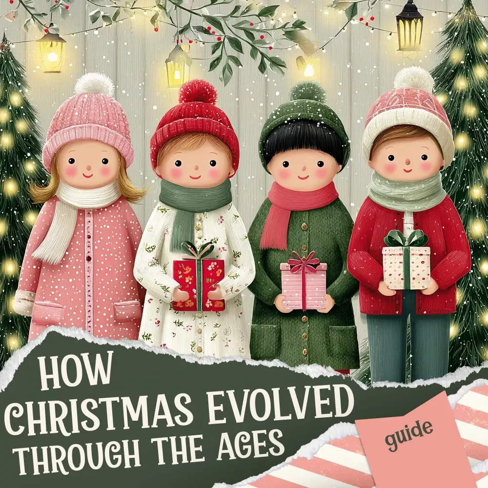 How Christmas Evolved Through the Ages | Historical Christmas Guide | Digital Download | Learn How Christmas Changed Over the Centuries