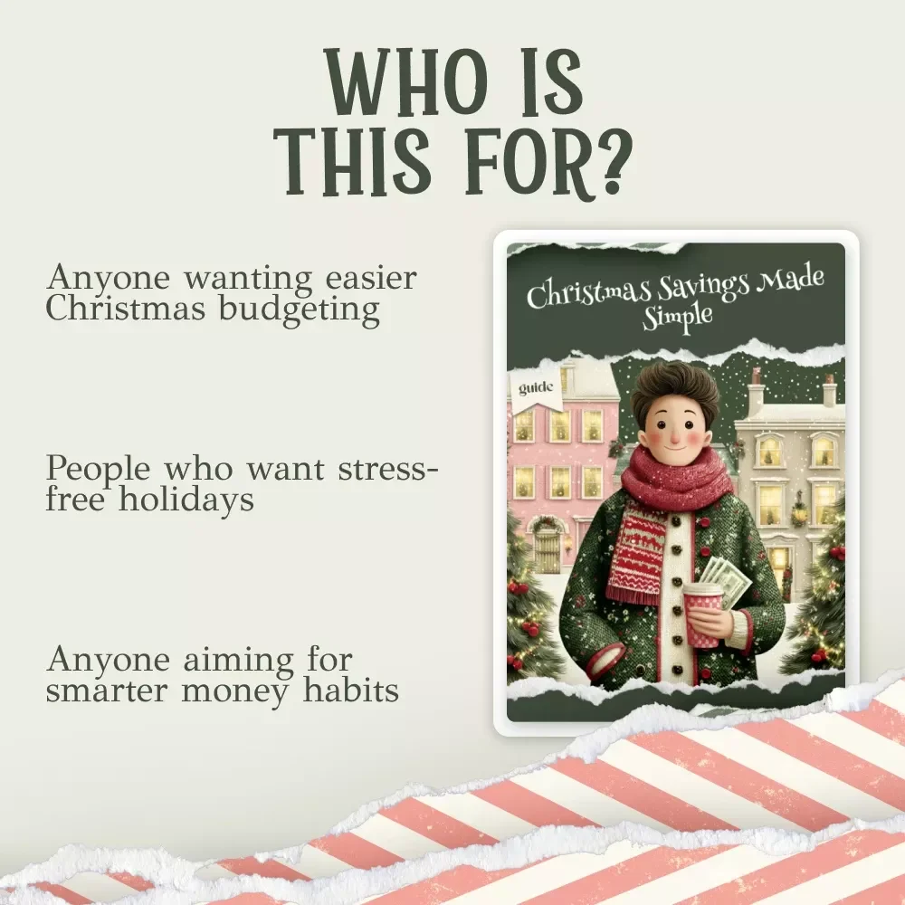 Christmas Savings Made Simple | Year-Round Money-Saving Guide for Stress-Free Holidays | Digital Download for Budgeting, Planning & How to Save Money for Christmas All Year