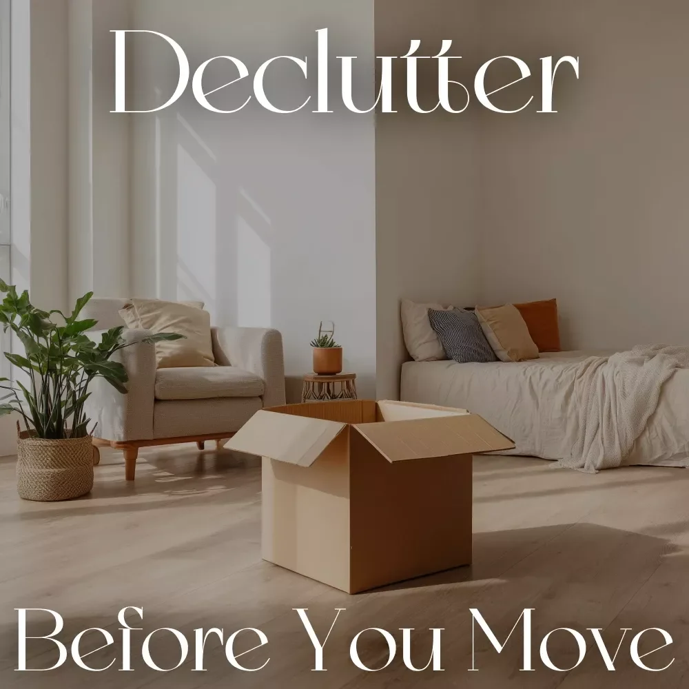 Declutter Before You Move with Ease | How to Declutter Before Moving | Minimalist Moving eBook & Digital Guide