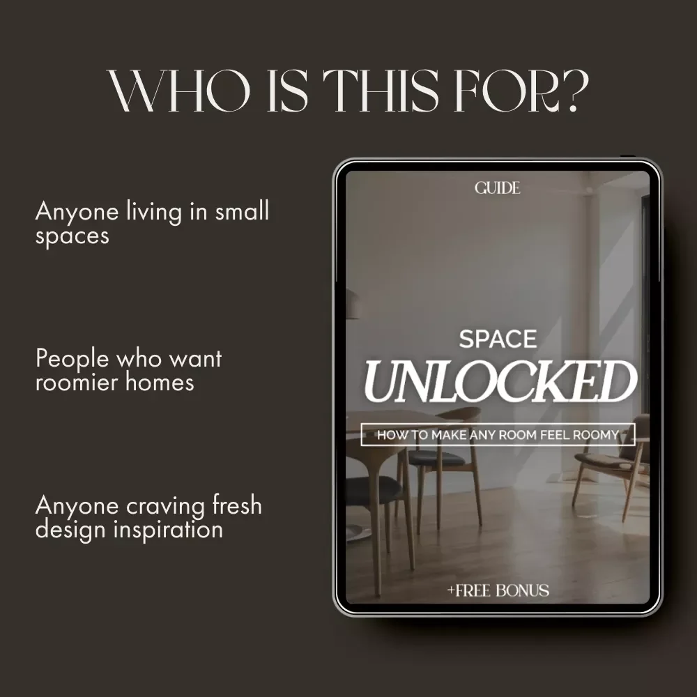 Space Unlocked: How to Make Any Room Feel Roomy | Digital Guide on How to Make a Small Room Look Bigger with Layout, Light & Design Tips