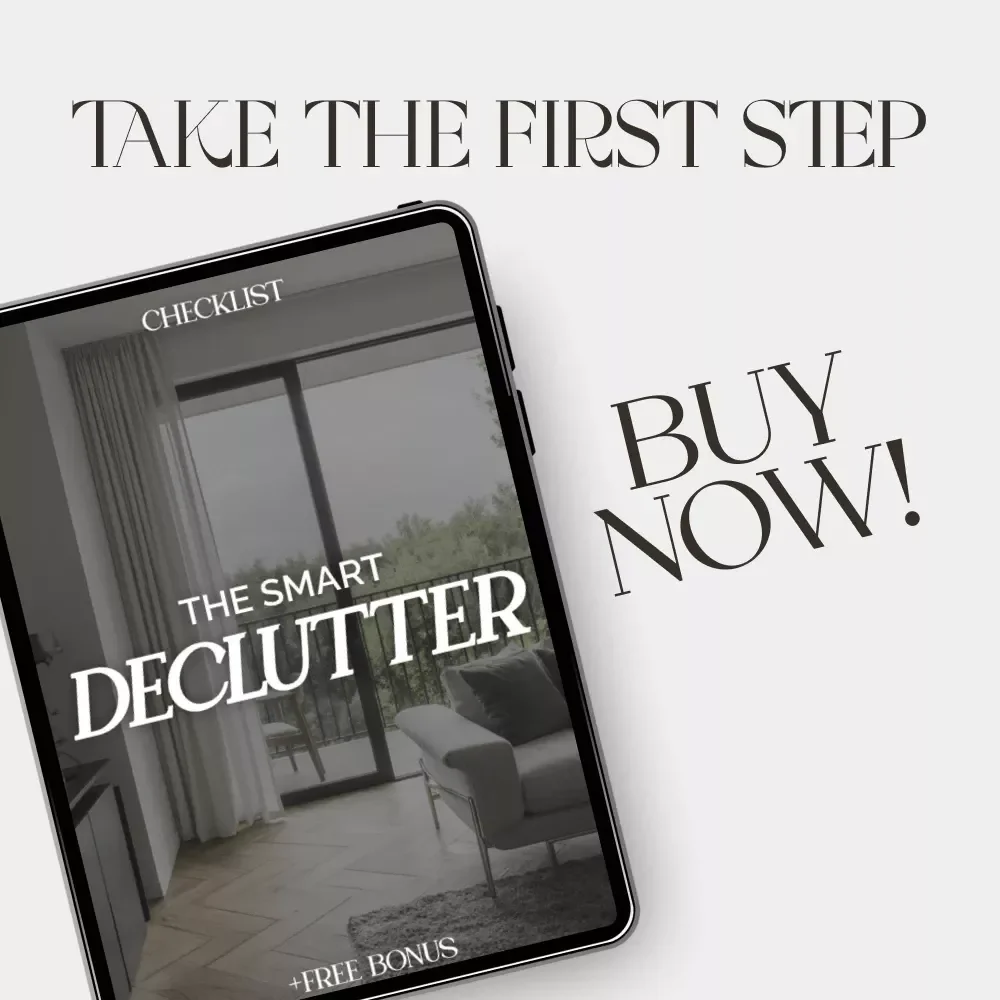 The Smart Declutter Checklist | Digital Download Guide for Using AI to Decide What to Keep, Donate, or Repurpose | Home Organization & Mindful Minimalism