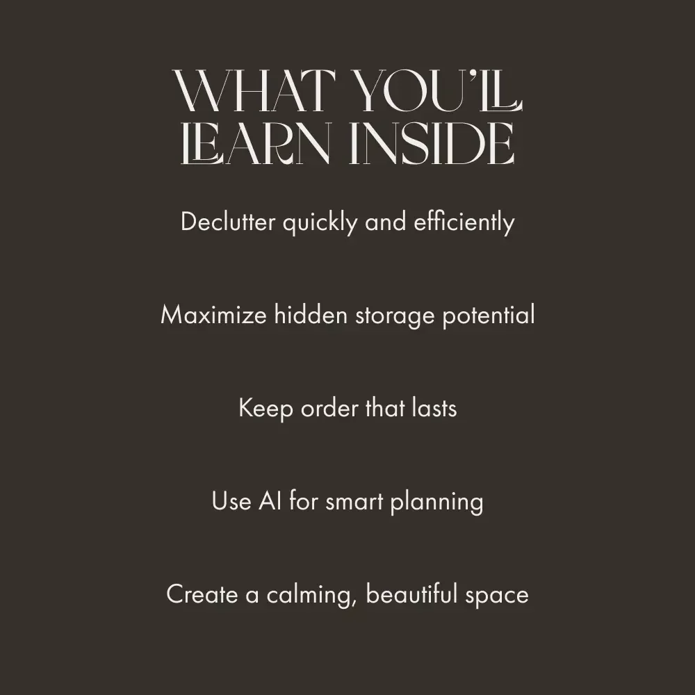 Small Space Big Impact | Bathroom Organization eBook | How to Organize a Bathroom for Maximum Space | Home Decluttering & Storage Solutions Guide