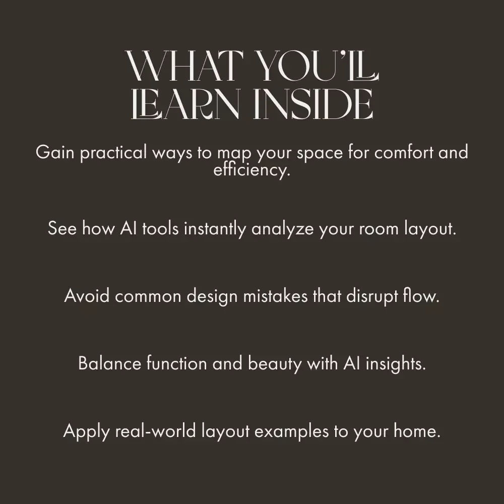 Using AI to Optimize Furniture Placement for Perfect Flow | eBook for Home Design, Interior Layout, and Space Planning | Learn how to use AI to optimize furniture placement for better flow