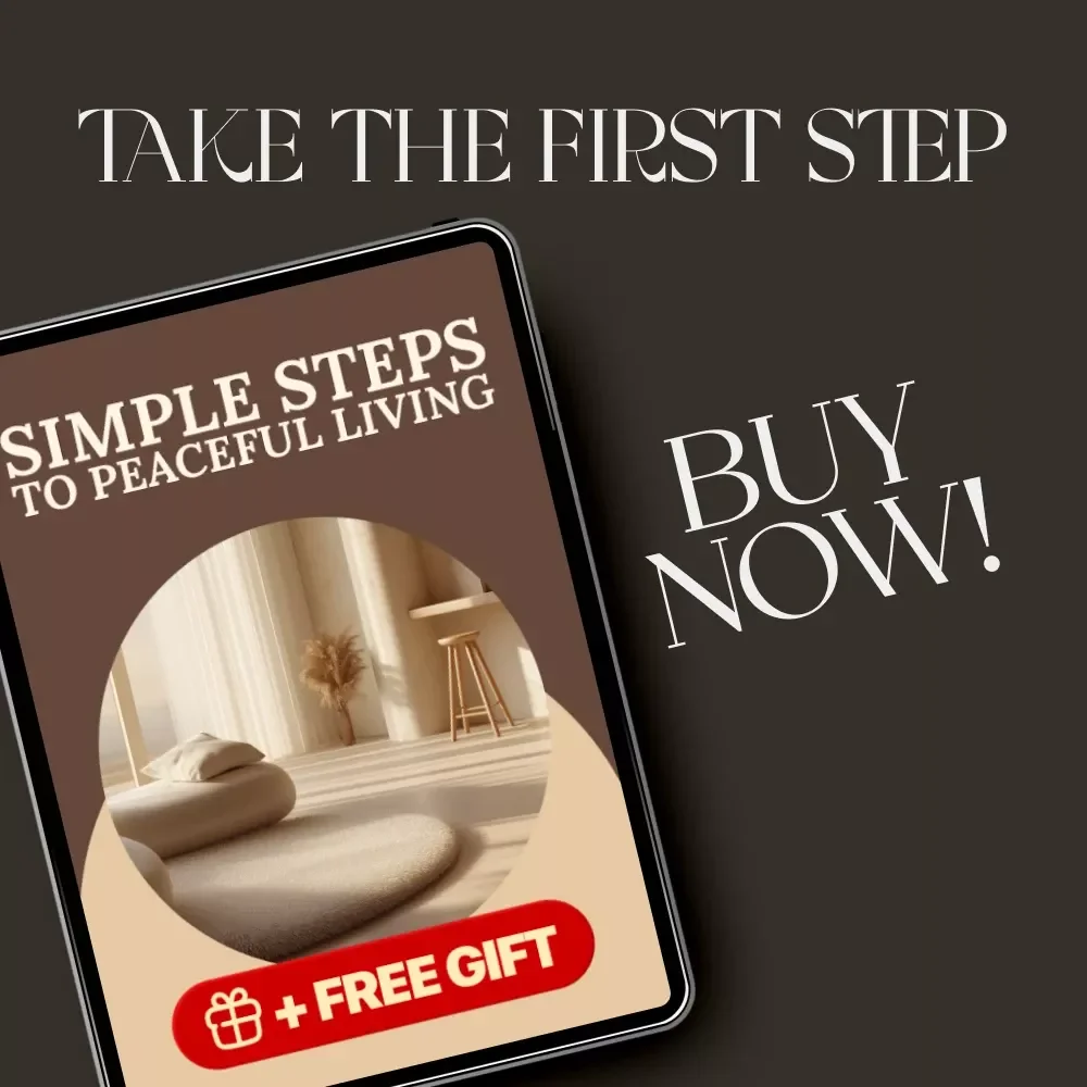 Simple Steps to Peaceful Living – Printable Home Checklist for Mindful Living | Digital Download | Tips for Creating a Calm Home Environment