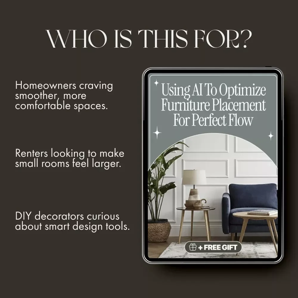 Using AI to Optimize Furniture Placement for Perfect Flow | eBook for Home Design, Interior Layout, and Space Planning | Learn how to use AI to optimize furniture placement for better flow