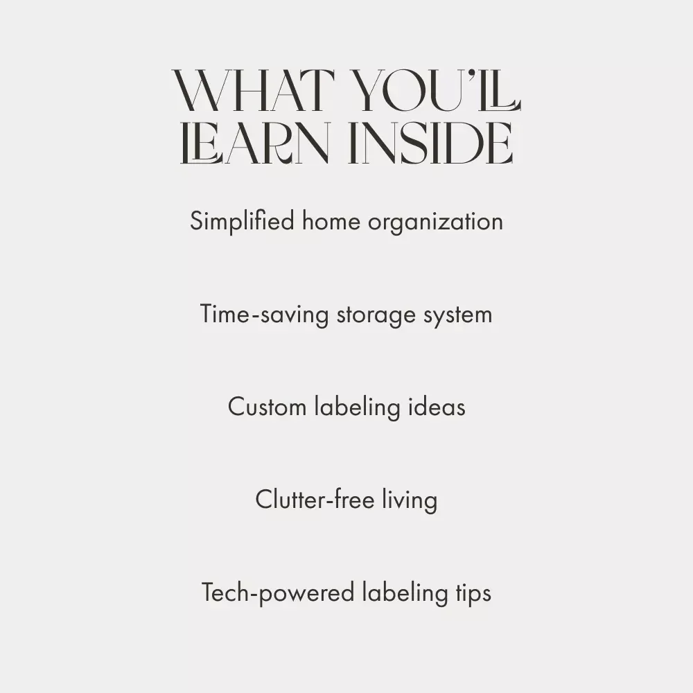 Ways to Label Storage Bins for an Organized Home | How to Label Storage Bins Effectively | Digital eBook for Home Organization & Decluttering