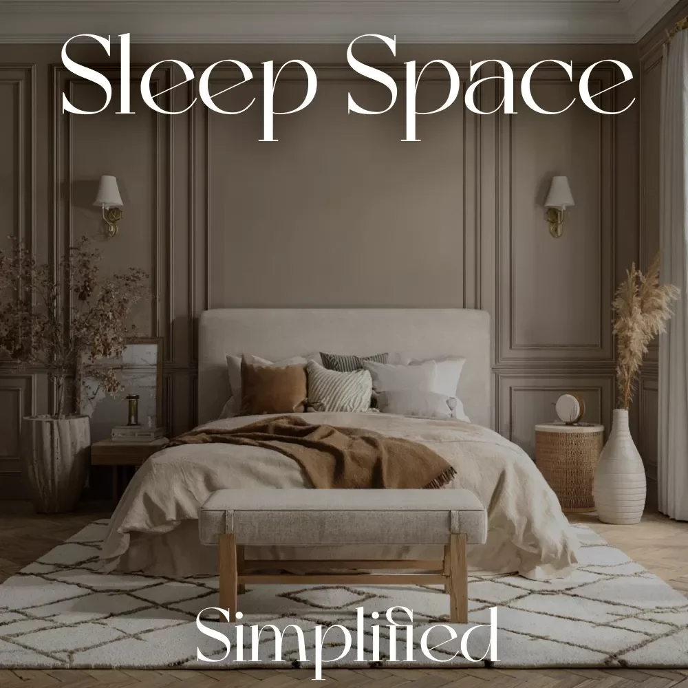 Sleep Space Simplified | Minimalist Bedroom Decluttering Guide, Daily Habits, and AI Organization Tips for Better Sleep & Calm Home