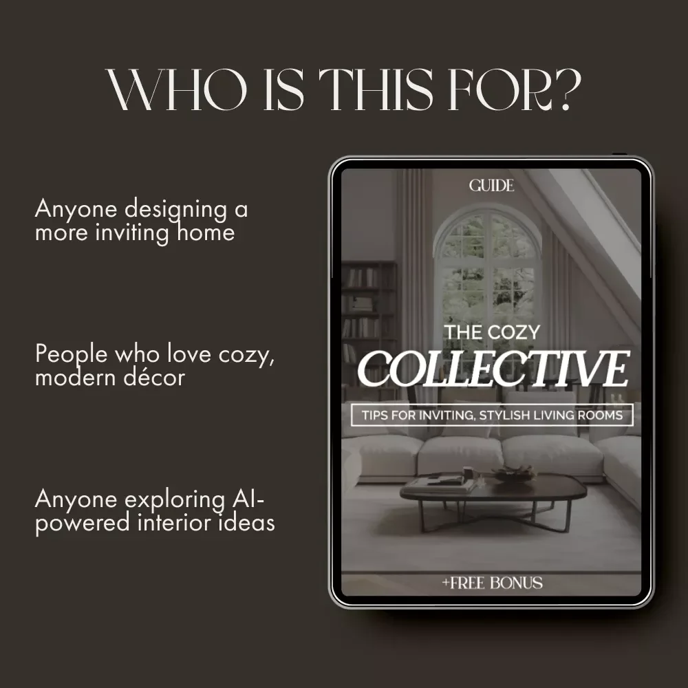 The Cozy Collective: Tips for Inviting, Stylish Living Rooms | Digital Guide for How to Style Living Rooms for Cozy Gatherings, Home Decor eBook, Modern Interior Styling PDF