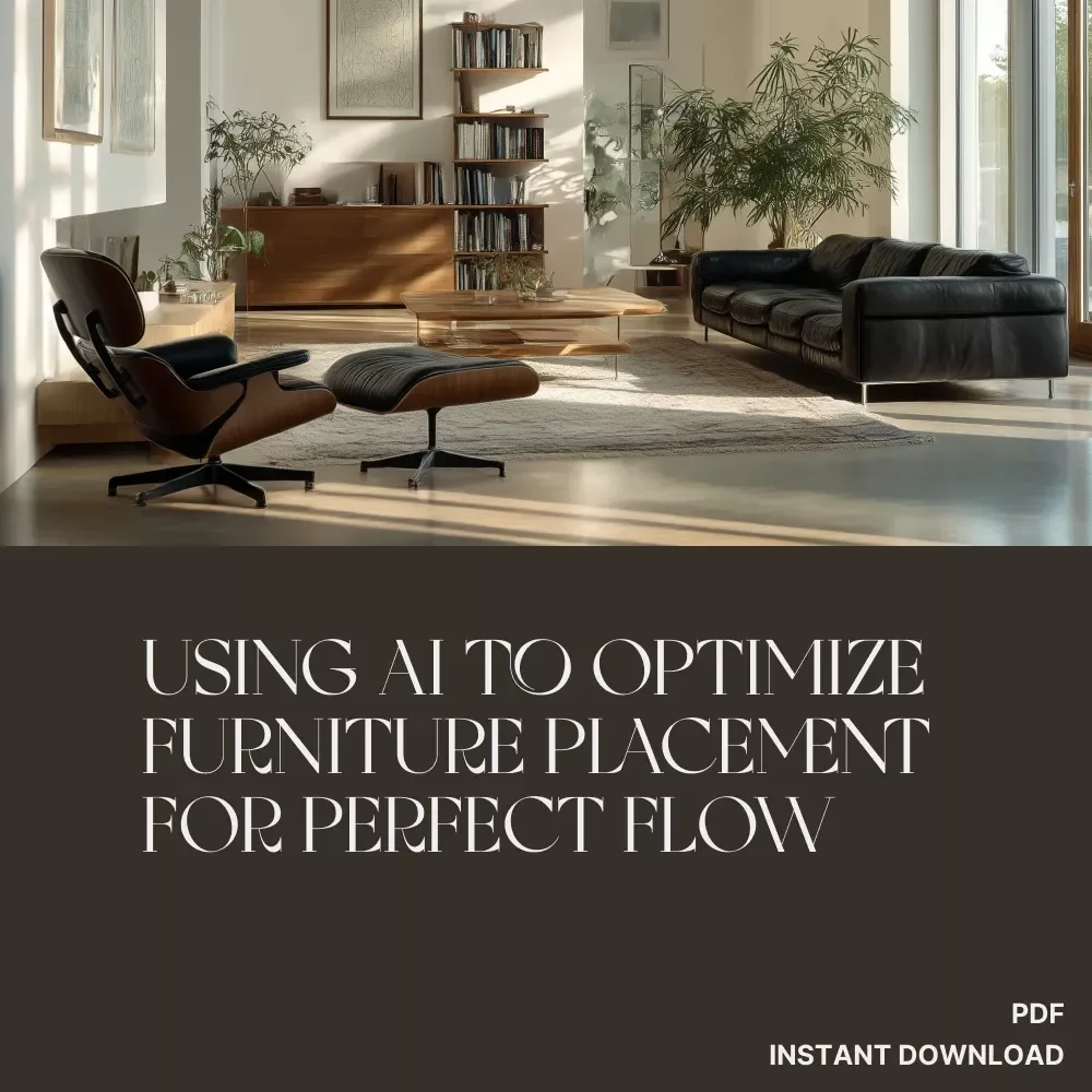 Using AI to Optimize Furniture Placement for Perfect Flow | eBook for Home Design, Interior Layout, and Space Planning | Learn how to use AI to optimize furniture placement for better flow
