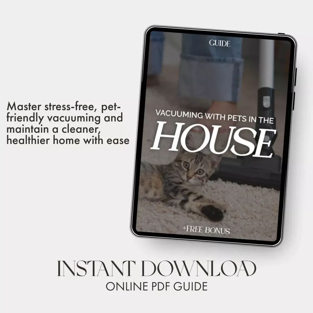 Vacuuming with Pets in the House: A Smart Guide – Pet Hair Cleaning Tips, Pet-Friendly Vacuum Techniques, and Home Cleaning Strategies for Dog & Cat Owners