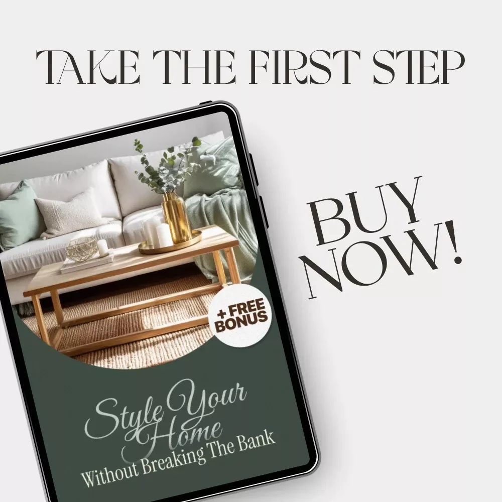 Style Your Home Without Breaking the Bank | Printable DIY Home Styling Checklist | Budget-Friendly Decorating Guide | Learn how to use DIY projects to style your home cheaply