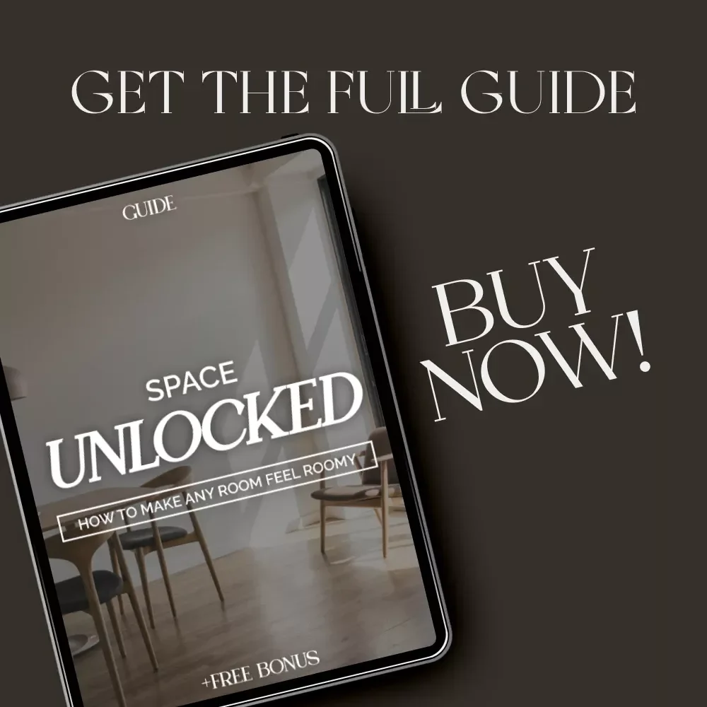 Space Unlocked: How to Make Any Room Feel Roomy | Digital Guide on How to Make a Small Room Look Bigger with Layout, Light & Design Tips