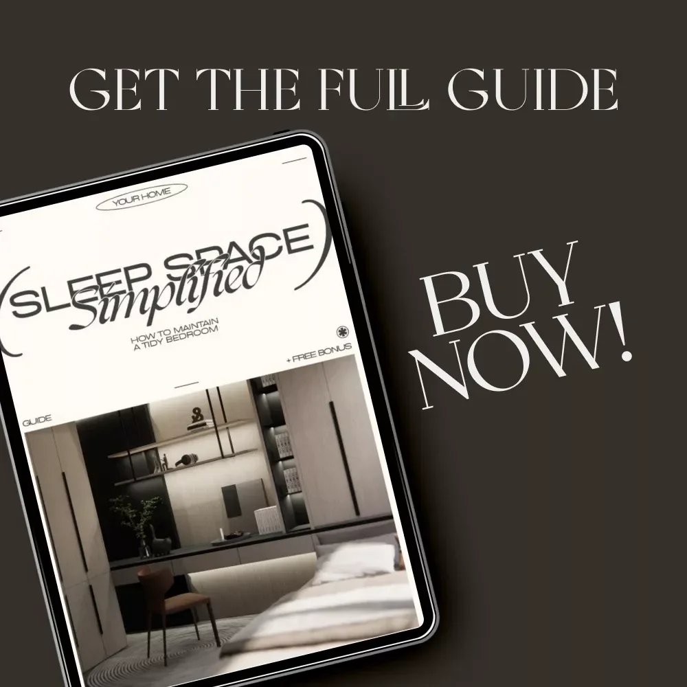 Sleep Space Simplified | Minimalist Bedroom Decluttering Guide, Daily Habits, and AI Organization Tips for Better Sleep & Calm Home